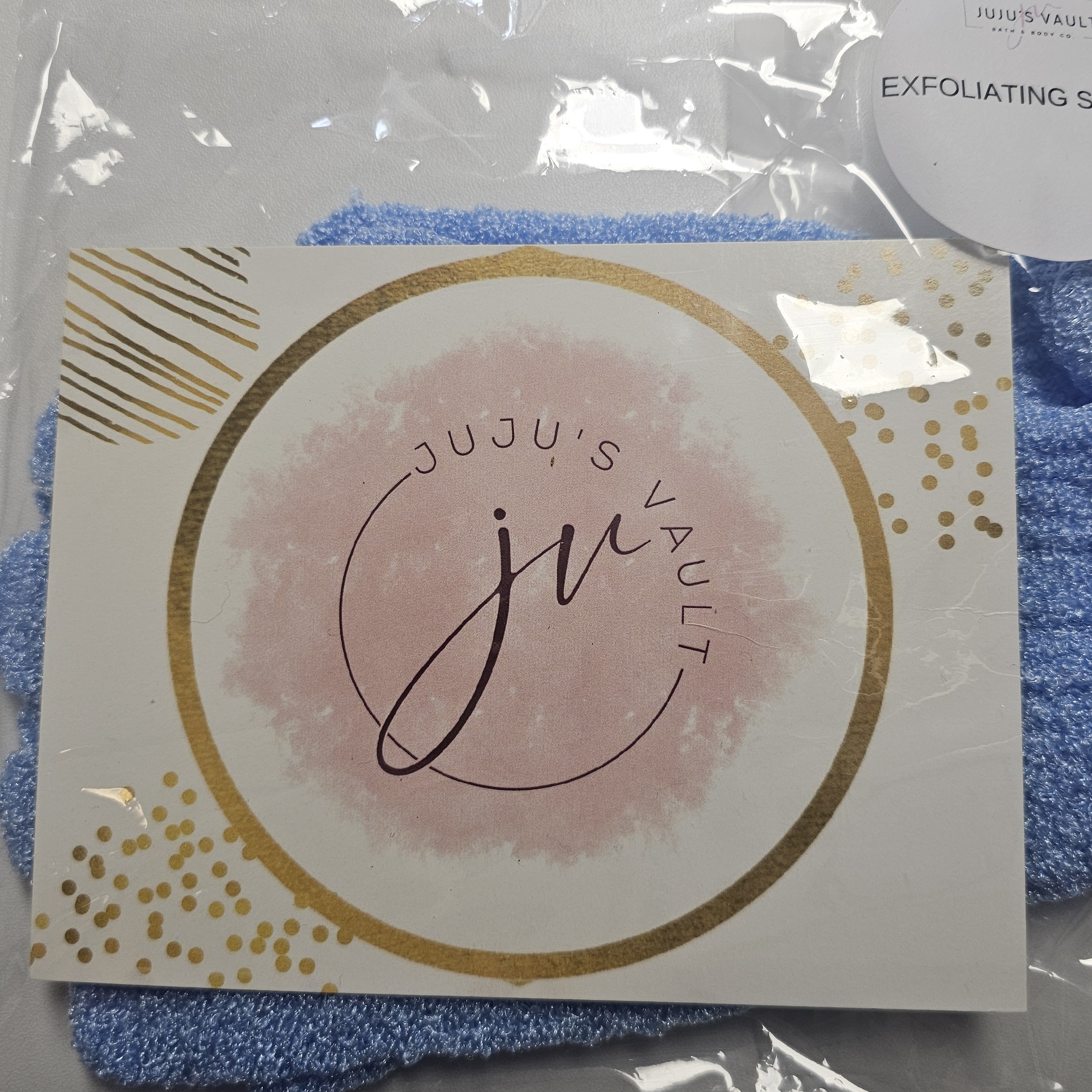 BLUE Exfoliating Glove